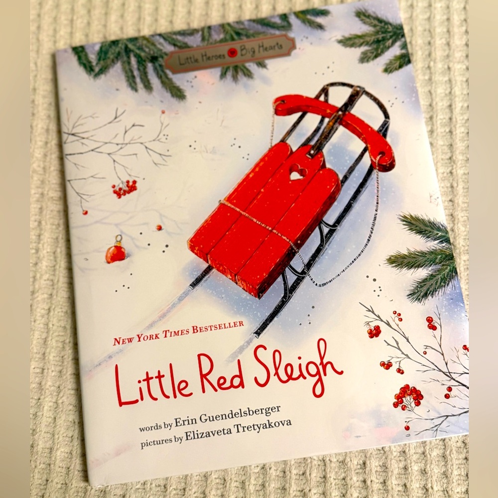NWT Christmas book  Little Red Sleigh